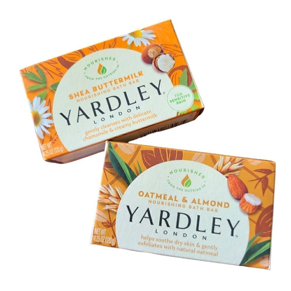 Yardley London bath bar, English luxury soaps, 2 bars